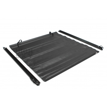 Lund International Tonneau Cover Soft Roll-Up Black Matte Textured Vinyl - 96098