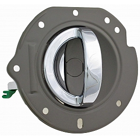 Help! By Dorman Interior Door Handle - Paddle Plastic Taupe Housing With Silver Lever Single - 83999