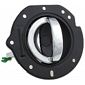 Help! By Dorman Interior Door Handle - Paddle Plastic Black Housing With Silver Lever Single - 84007