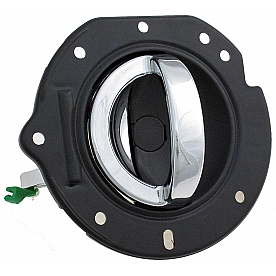 Help! By Dorman Interior Door Handle - Paddle Plastic Black Housing With Silver Lever Single - 84007