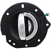 Help! By Dorman Interior Door Handle - Paddle Plastic Black Housing With Silver Lever Single - 84009