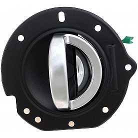 Help! By Dorman Interior Door Handle - Paddle Plastic Black Housing With Silver Lever Single - 84009