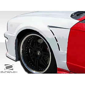 Extreme Dimensions Fender - Fiberglass Black Primered Set Of 2 - 104713