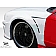 Extreme Dimensions Fender - Fiberglass Black Primered Set Of 2 - 104713