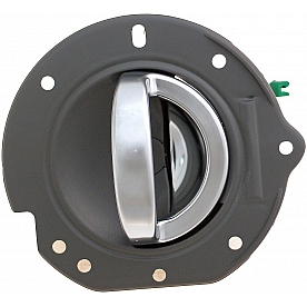 Help! By Dorman Interior Door Handle - Paddle Plastic Gray Housing With Silver Lever Single - 84014