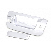 Auto Ventshade (AVS) Tailgate Handle Cover - Chrome Plated ABS Plastic Silver - 686563