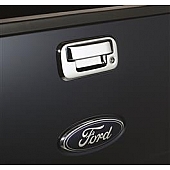 Auto Ventshade (AVS) Tailgate Handle Cover - Chrome Plated ABS Plastic Silver - 686552