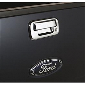 Auto Ventshade (AVS) Tailgate Handle Cover - Chrome Plated ABS Plastic Silver - 686552