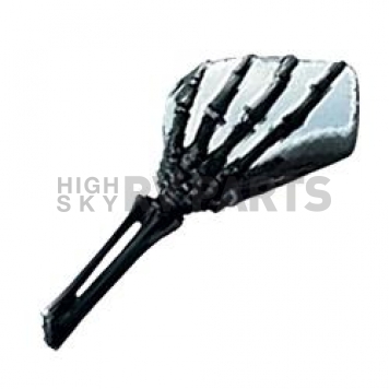 CIPA USA Exterior Mirror   Black Hand With Silver Head Set Of 2 - 01918