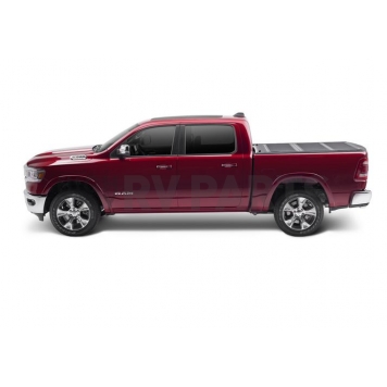 UnderCover Tonneau Cover Hard Folding Black Matte Aluminum - AX32005-7