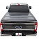 Leer Tonneau Cover Hard Folding Black Matte Powder Coated Aluminum - 141160