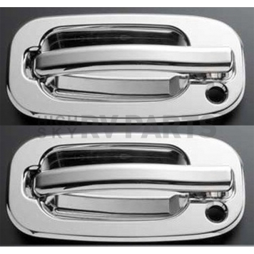 All Sales Exterior Door Handle -  Chrome Plated Aluminum Set Of 2 - 900C