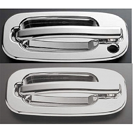 All Sales Exterior Door Handle -  Polished Aluminum Set Of 2 - 901