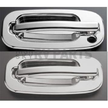 All Sales Exterior Door Handle -  Polished Aluminum Set Of 2 - 901