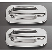 All Sales Exterior Door Handle -  Polished Aluminum Set Of 2 - 902