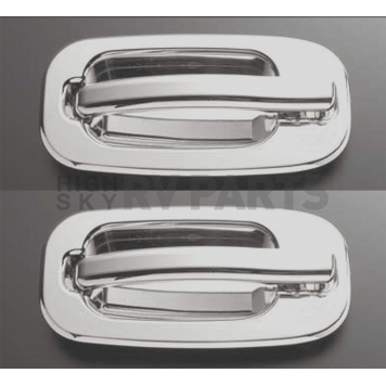 All Sales Exterior Door Handle -  Polished Aluminum Set Of 2 - 902