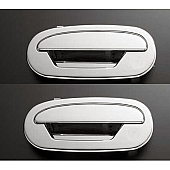 All Sales Exterior Door Handle -  Polished Aluminum Set Of 2 - 502