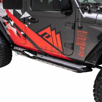 Paramount Automotive Running Board Black Powder Coated  Stationary - 8120600-1