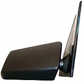 CIPA USA Exterior Mirror Rectangular Manual Black Single - 42140