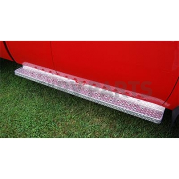 Owens Products Running Board Diamond Plate Aluminum Stationary - 82311G