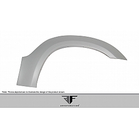 Extreme Dimensions Fender Flare - Gray Polyurethane Primered Set Of 2 - 107930