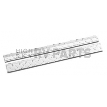 Warrior Products Door Edge Guard Set - Polished Silver Aluminum - 901S