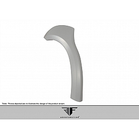 Extreme Dimensions Fender Flare - Gray Polyurethane Primered Set Of 2 - 107931