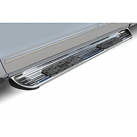 Raptor Series Running Board Polished Steel Stationary - 13030085