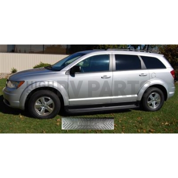 Owens Products Running Board Black Plastic Stationary - 67664
