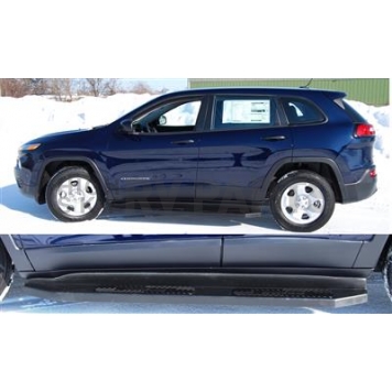 Owens Products Running Board Black Plastic Stationary - 6769201