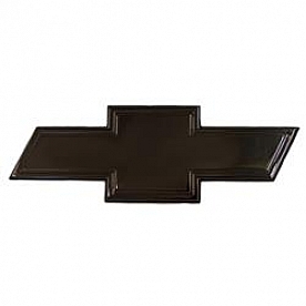 All Sales Emblem - Chevrolet Bow-Tie Black Aluminum - 96092K