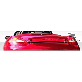 Extreme Dimensions Spoiler - Custom Primered Fiberglass Black - 105135