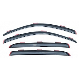 Lund International Rainguard - Black Acrylic Set Of 4 - 184712