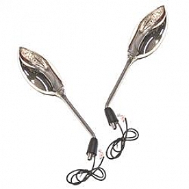 CIPA USA Exterior Mirror Chrome Plated Set Of 2 - 01935