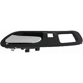 Help! By Dorman Interior Door Handle - Plastic Black Housing With Silver Lever Single - 81506