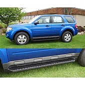Owens Products Running Board Black Plastic Stationary - 68006W