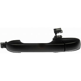Help! By Dorman Exterior Door Handle - Plastic Black Single - 81511