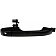Help! By Dorman Exterior Door Handle - Plastic Black Single - 81514