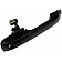 Help! By Dorman Exterior Door Handle - Plastic Black Single - 81514