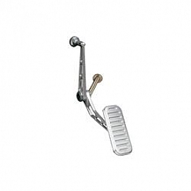 Lokar Performance Accelerator Pedal - Silver Aluminum - BAG6073