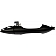 Help! By Dorman Exterior Door Handle - Plastic Black Single - 81520