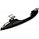 Help! By Dorman Exterior Door Handle - Plastic Black Single - 81520