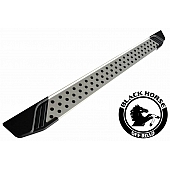Black Horse Offroad Running Board Aluminum Stationary Silver - VOTY20