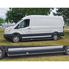 Owens Products Running Board Black Plastic Stationary - 683411401