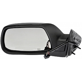 Dorman Exterior Mirror Powered Rectangular Black Single - 9551956