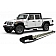 Black Horse Offroad Running Board Aluminum Stationary Silver - VOJ479