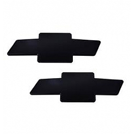 All Sales Emblem - Chevrolet Bow-Tie Black Aluminum - 96071K
