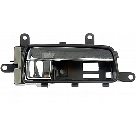 Help! By Dorman Interior Door Handle - Plastic Charcoal Housing With Silver Lever Single - 81538
