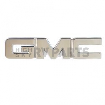 All Sales Emblem - GMC Silver Aluminum - 96506C