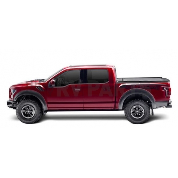 Retrax Tonneau Cover Hard Power Retractable Black Matte Polycarbonate Plastic - T70336-1